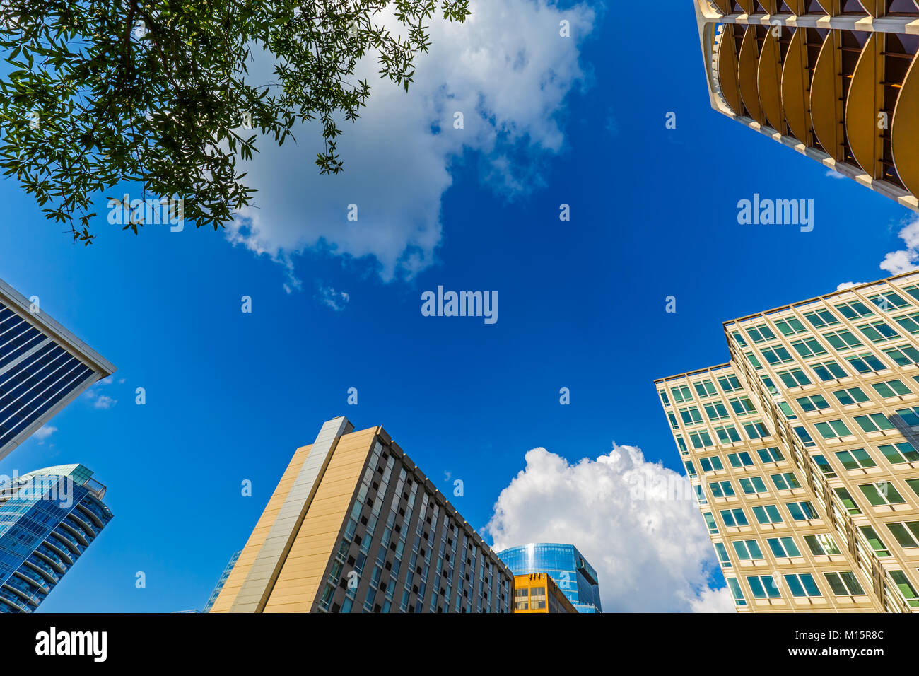 Elevato aumento edifici per uffici Foto Stock