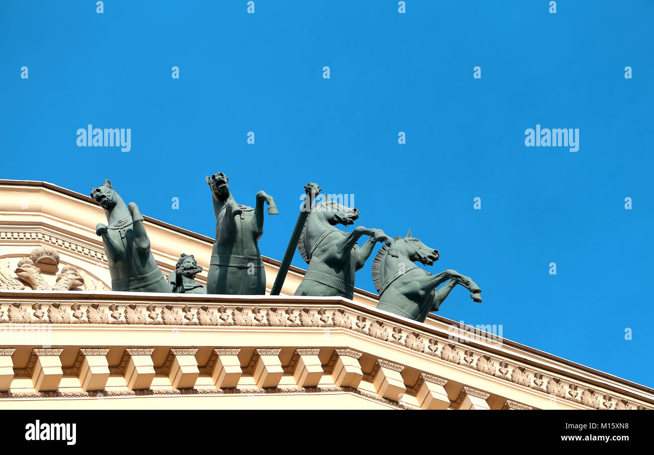 Grande teatro di Mosca Foto Stock