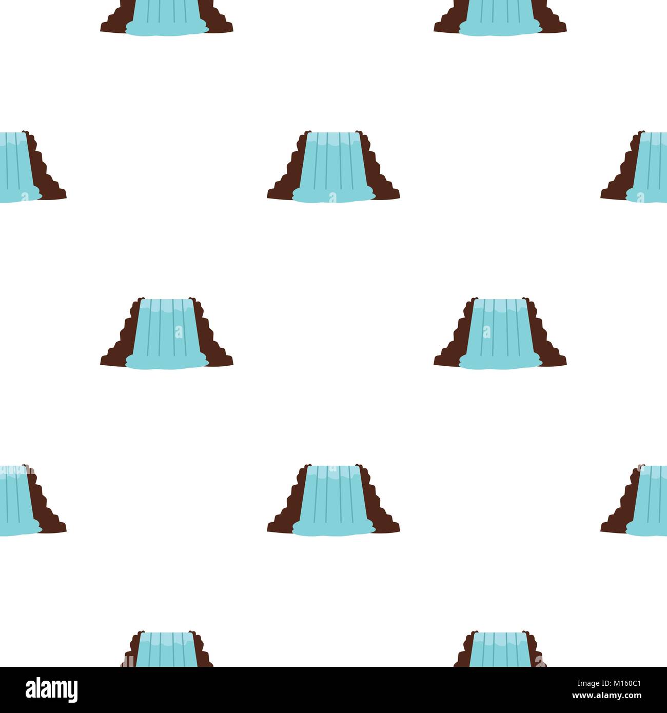 Niagara Falls, Ontario, Canada pattern seamless Illustrazione Vettoriale