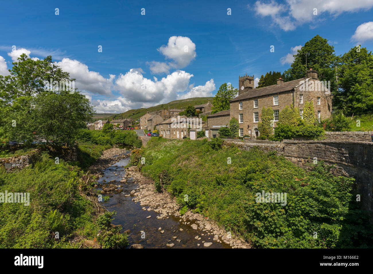 Muker; Swaledale; Yorkshire; Regno Unito Foto Stock