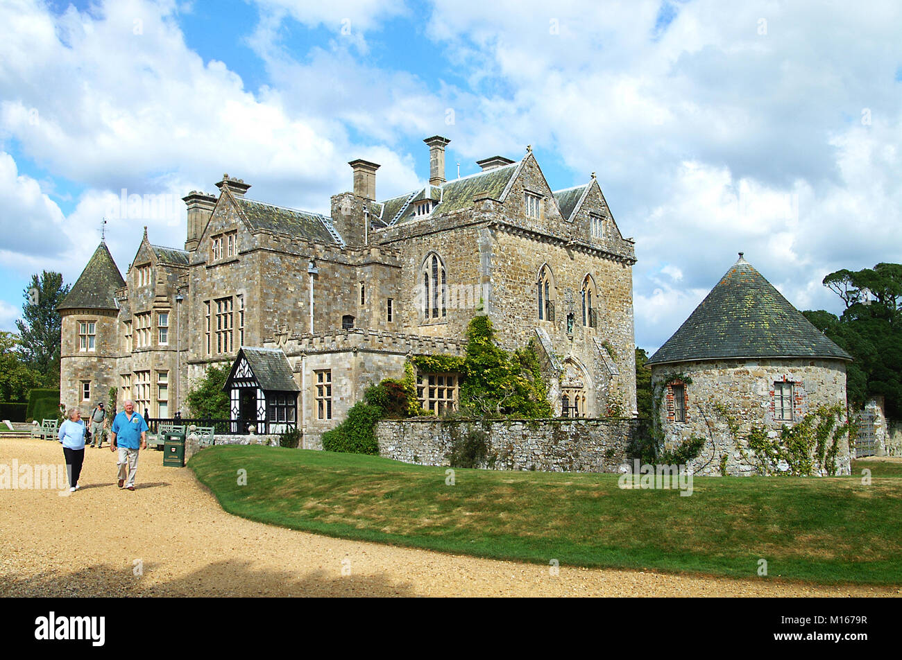 Casa Palace, Beaulieu, Hampshire, Inghilterra, Regno Unito Foto Stock