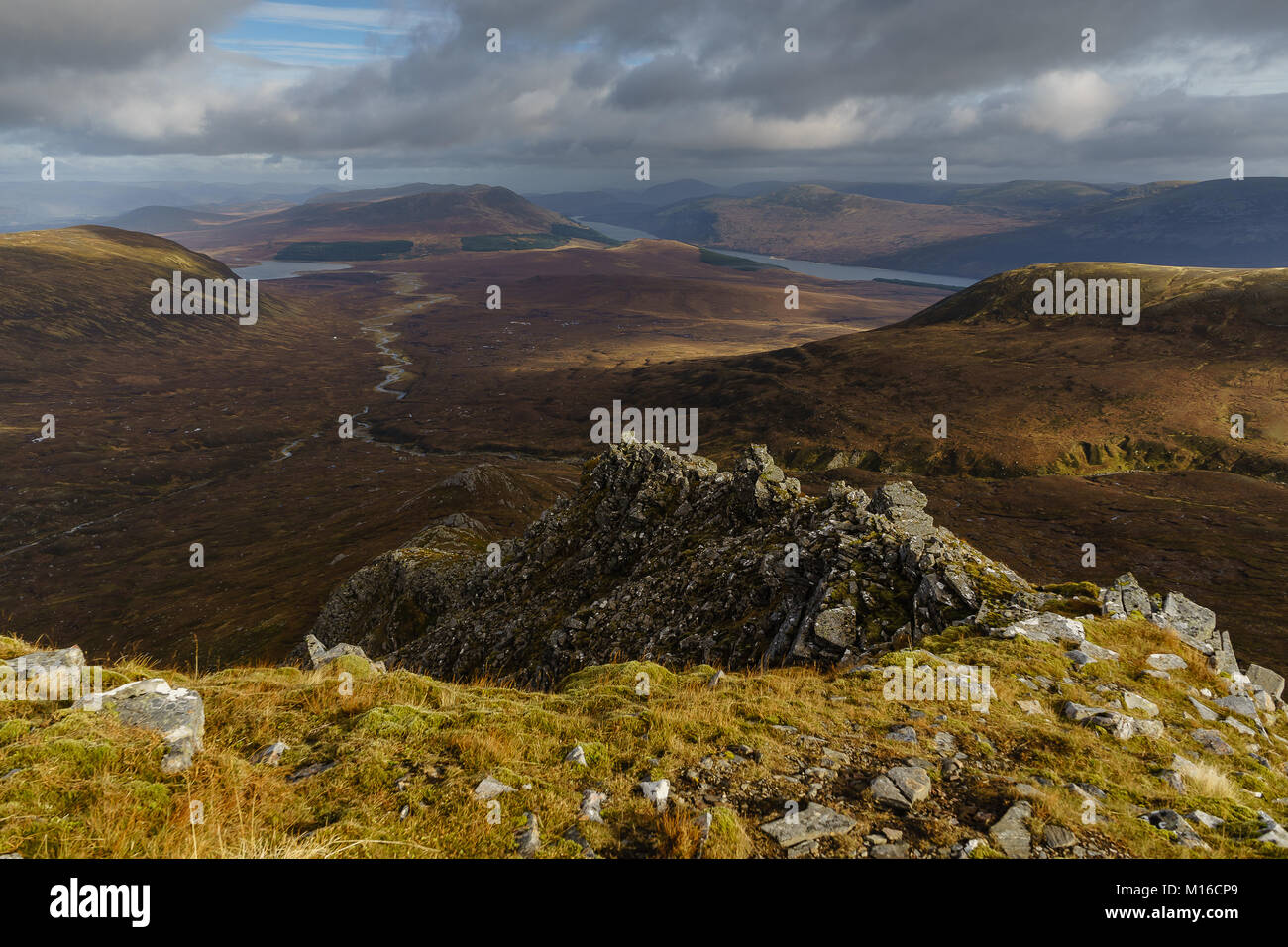 Ben Alder e Culra station wagon, Dalwhinnie Foto Stock