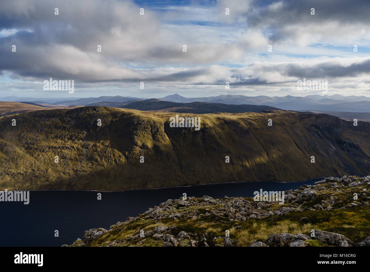 Ben Alder e Culra station wagon, Dalwhinnie Foto Stock