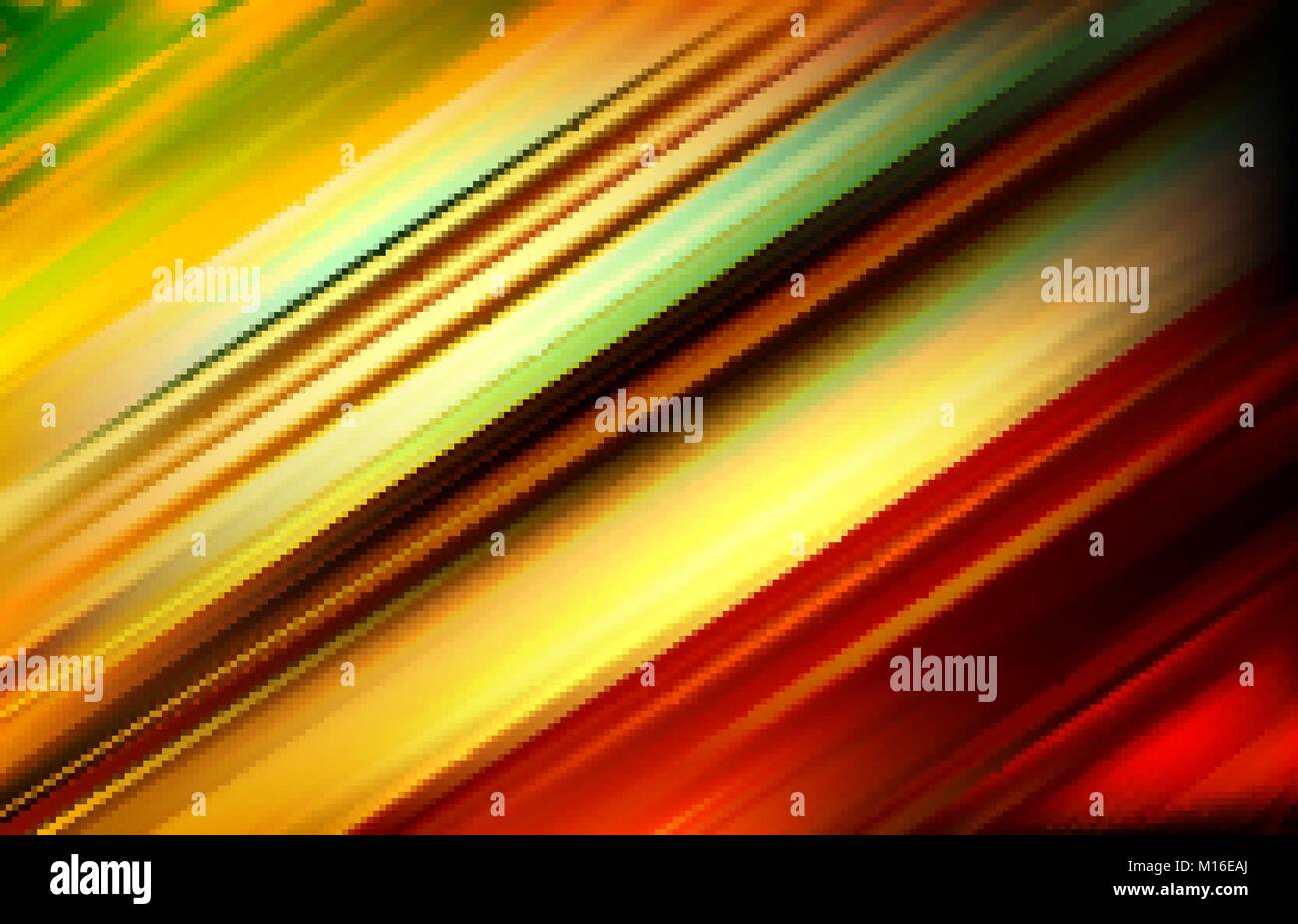 Abstract verde giallo rosso motion blur sullo sfondo illustrazione vettoriale Illustrazione Vettoriale