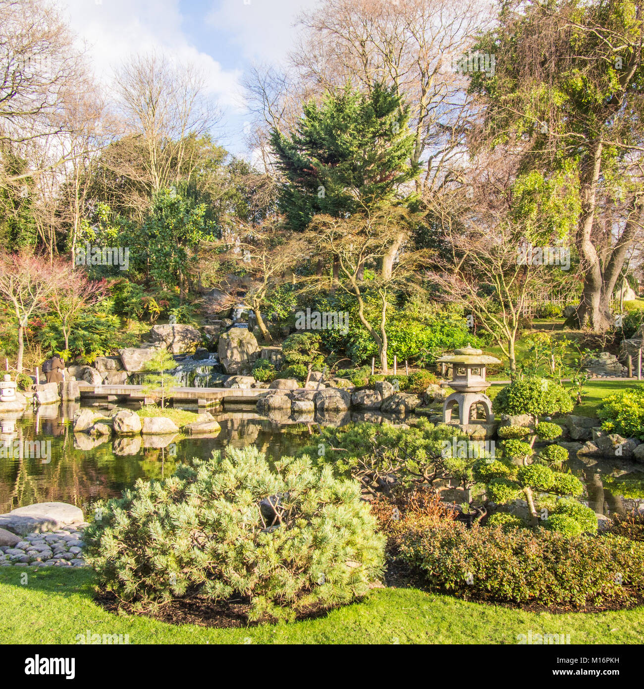 Kyoto Garden a Holland Park, Londra Foto Stock