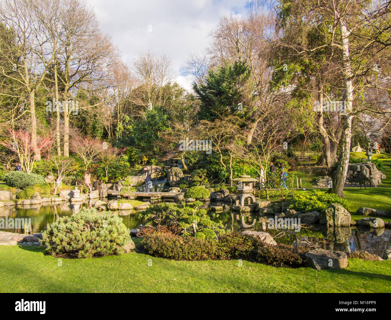 Kyoto Garden a Holland Park, Londra Foto Stock