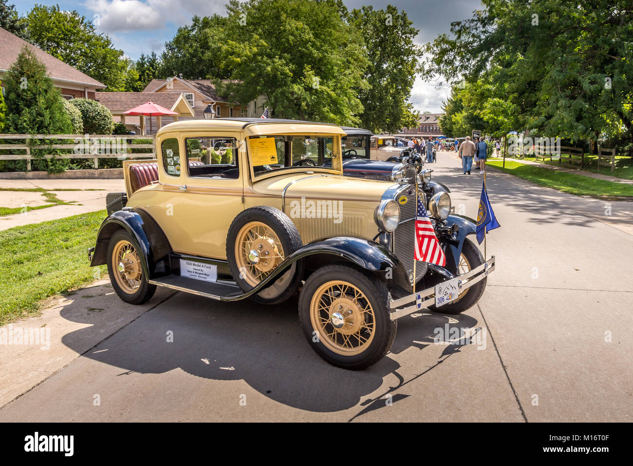Modello T auto in Amana colonie, Iowa Foto Stock