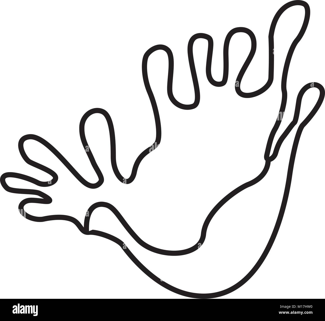 Spruzzi di cioccolato isolato Illustrazione Vettoriale