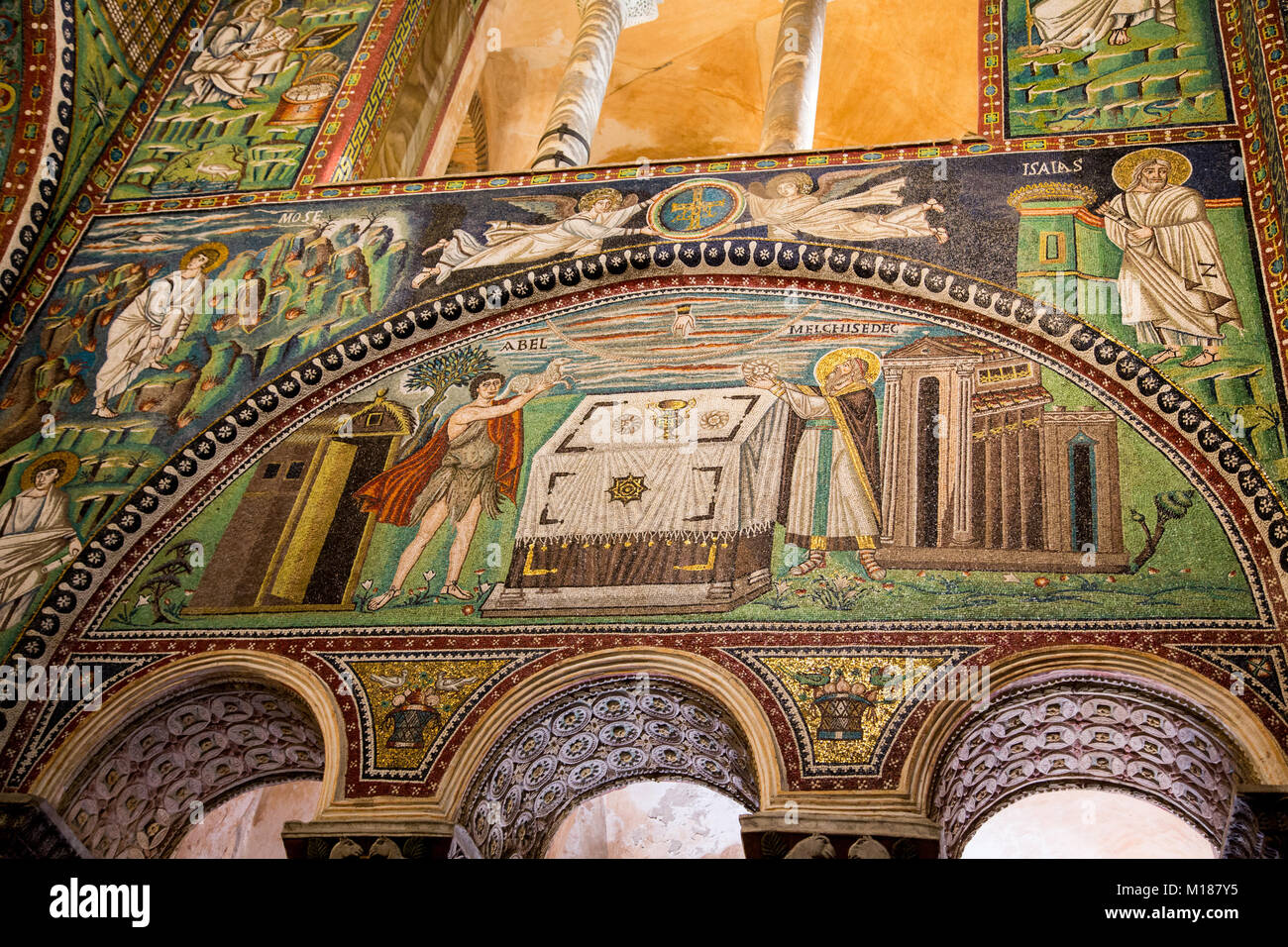 Basilica di San Vitale a Ravenna Italia Foto Stock