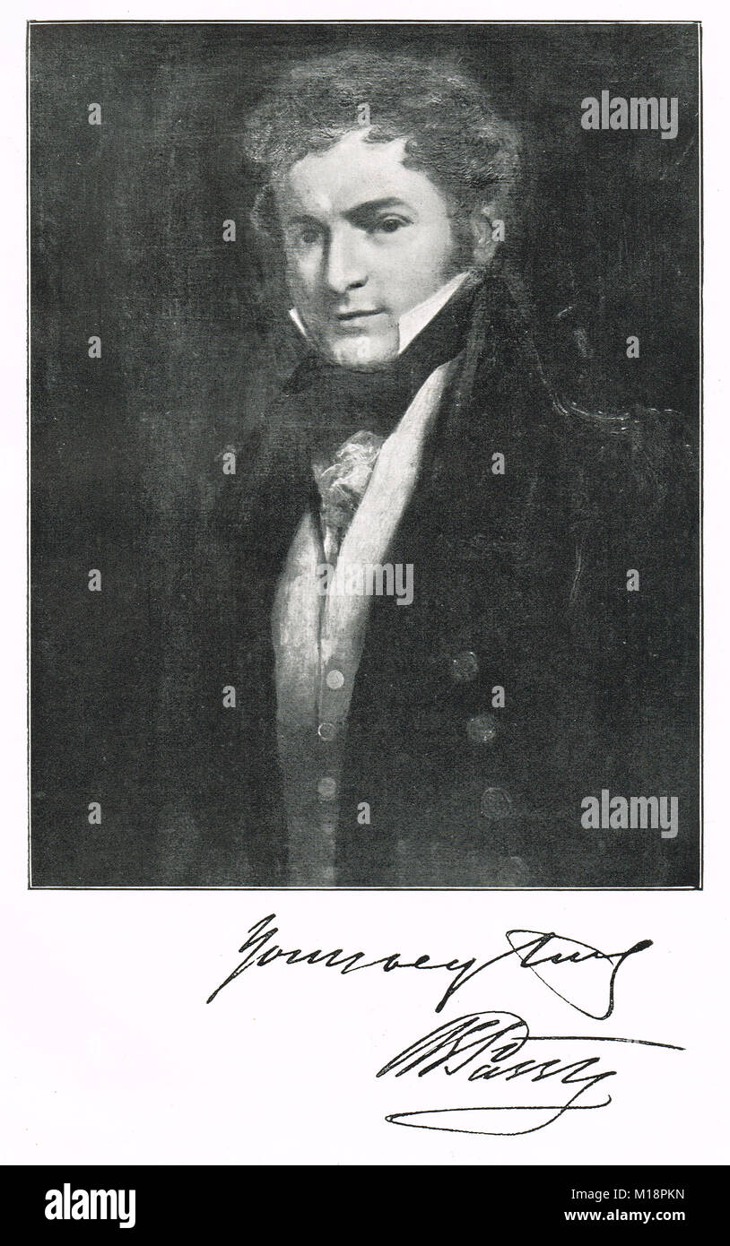 William Parry, Arctic explorer 1790-1855 Foto Stock
