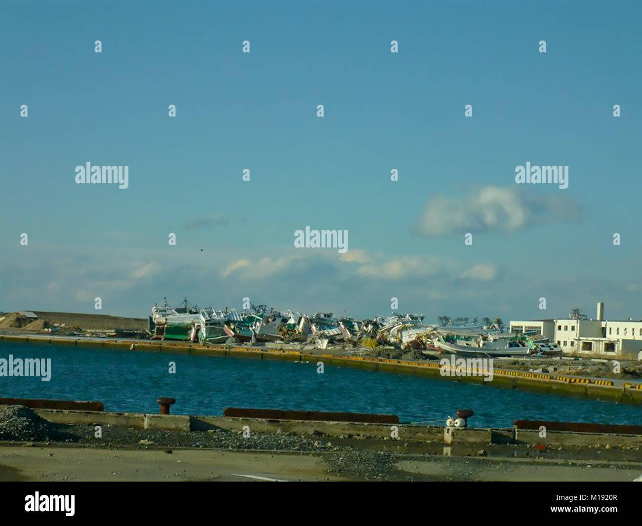 24 marzo 2012 Soma, Fukushima, Giappone Foto Stock