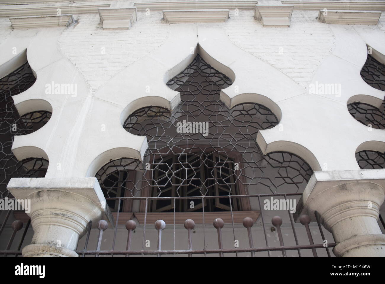 Archi di Palazzo Sultano Abdul Samad in piazza Merdeka a Kuala Lumpur in Malesia Foto Stock