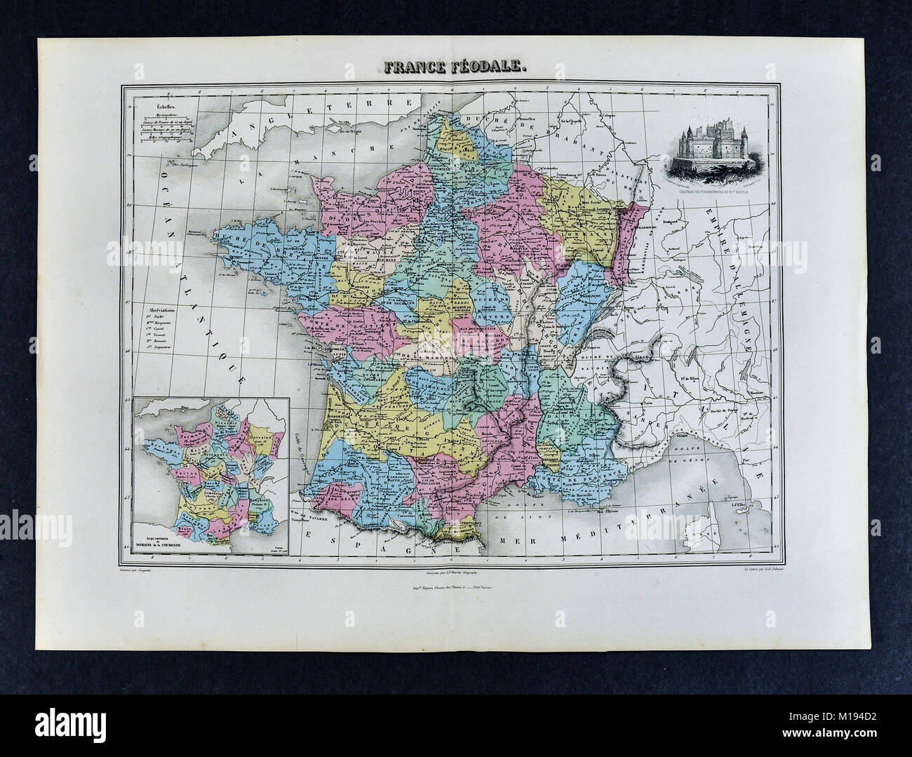 Mappa della francia immagini e fotografie stock ad alta risoluzione - Alamy