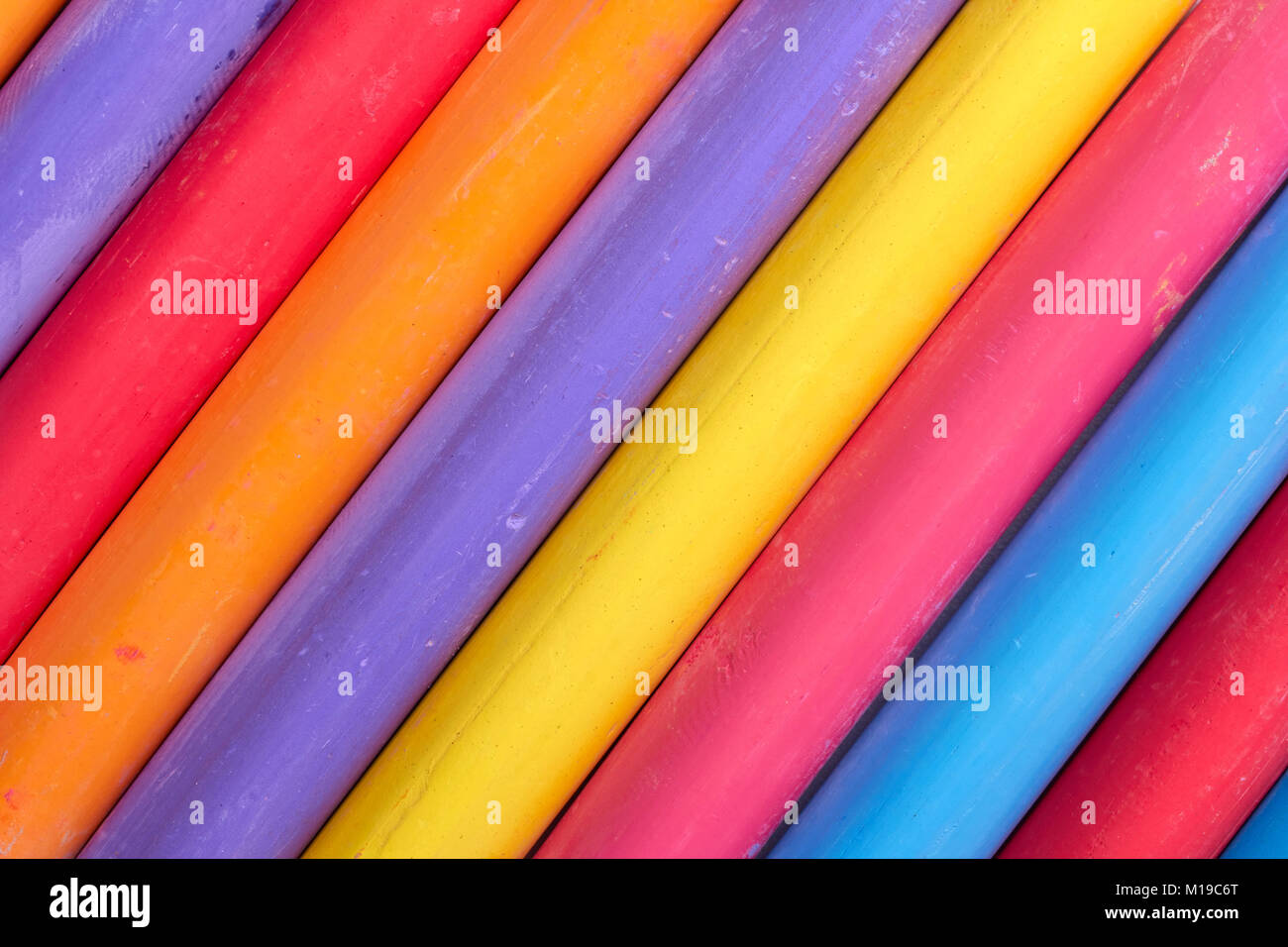 Colore chalk composizione astratta macro Foto Stock