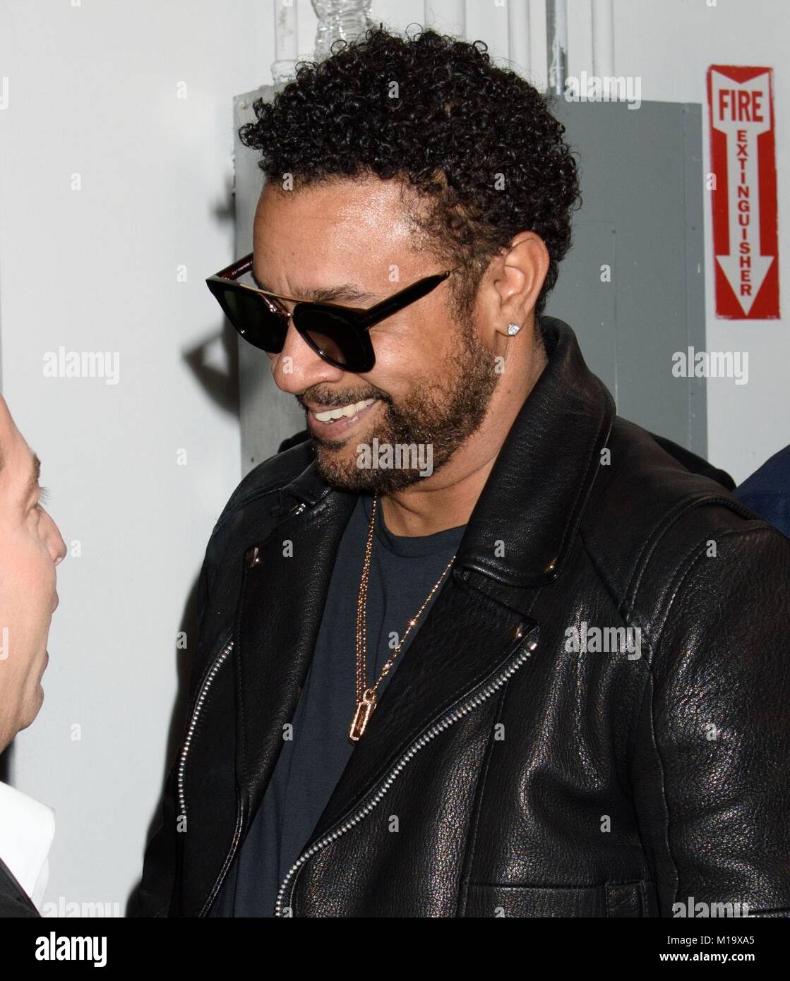 New York, NY, STATI UNITI D'AMERICA. 28 gen, 2018. Shaggy presso gli arrivi per 2018 Universal Music Group Grammy dopo essere partito, Molla Studios di New York, NY Gennaio 28, 2018. Credito: RCF/Everett raccolta/Alamy Live News Foto Stock