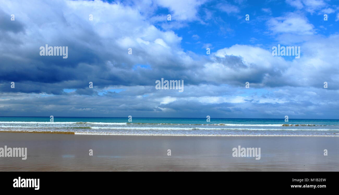 Spiaggia presso la Great Ocean Road, Australia Foto Stock