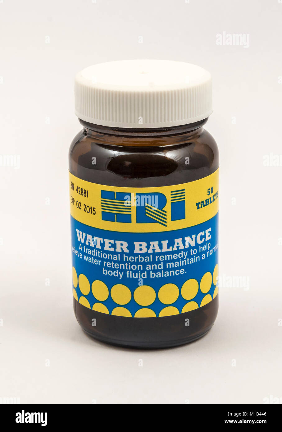 HRI equilibrio acqua pillole Foto Stock