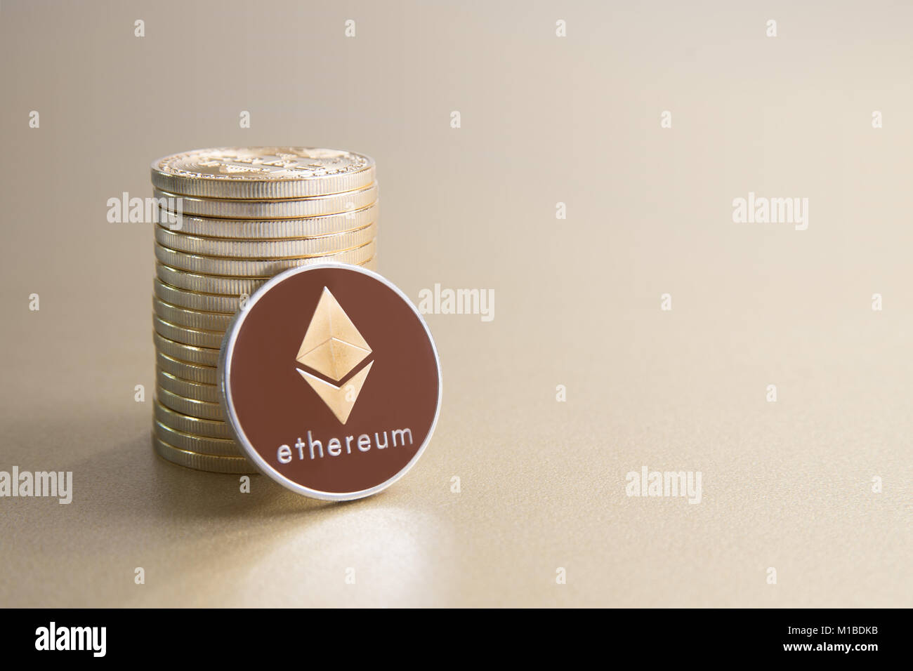 Ethereum valuta digitale, settore finanziario Foto Stock