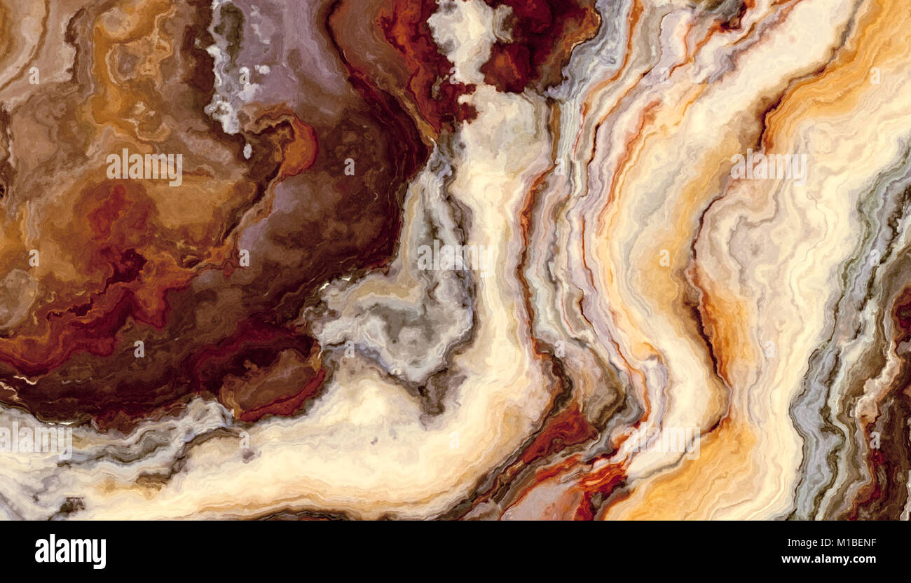 Onyx abstract bellissime piastrelle. Texture per design. 2D'illustrazione. Bellezze naturali Foto Stock