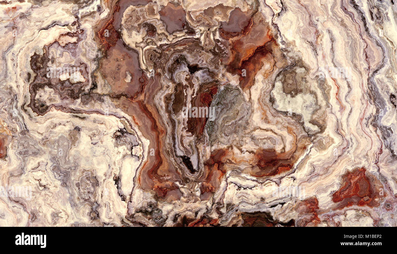 Onyx abstract bellissime piastrelle. Texture per design. 2D'illustrazione. Bellezze naturali Foto Stock