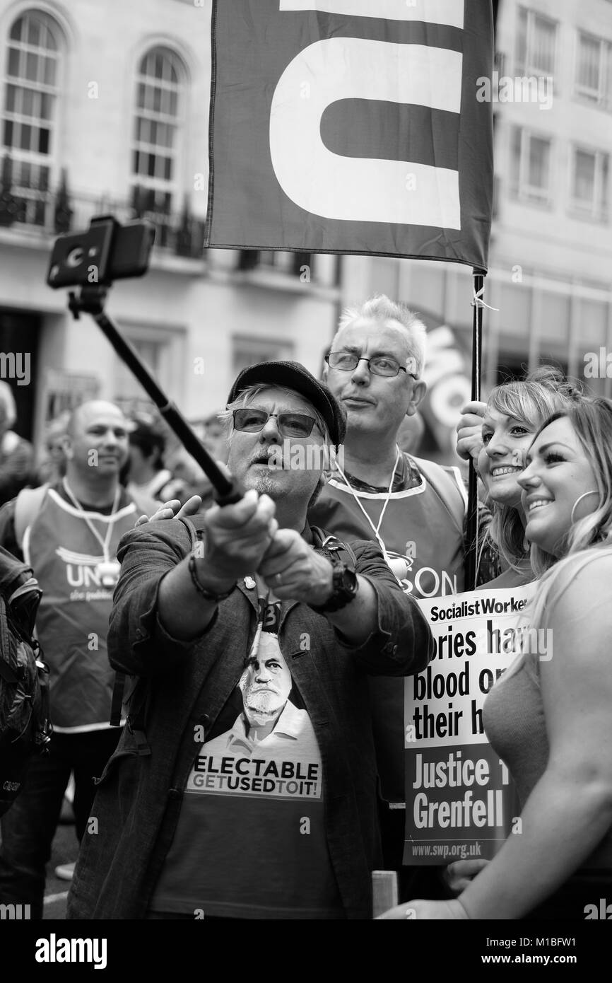 Non un giorno di più la dimostrazione di Londra Sabato 1 Luglio 2017 Foto Stock