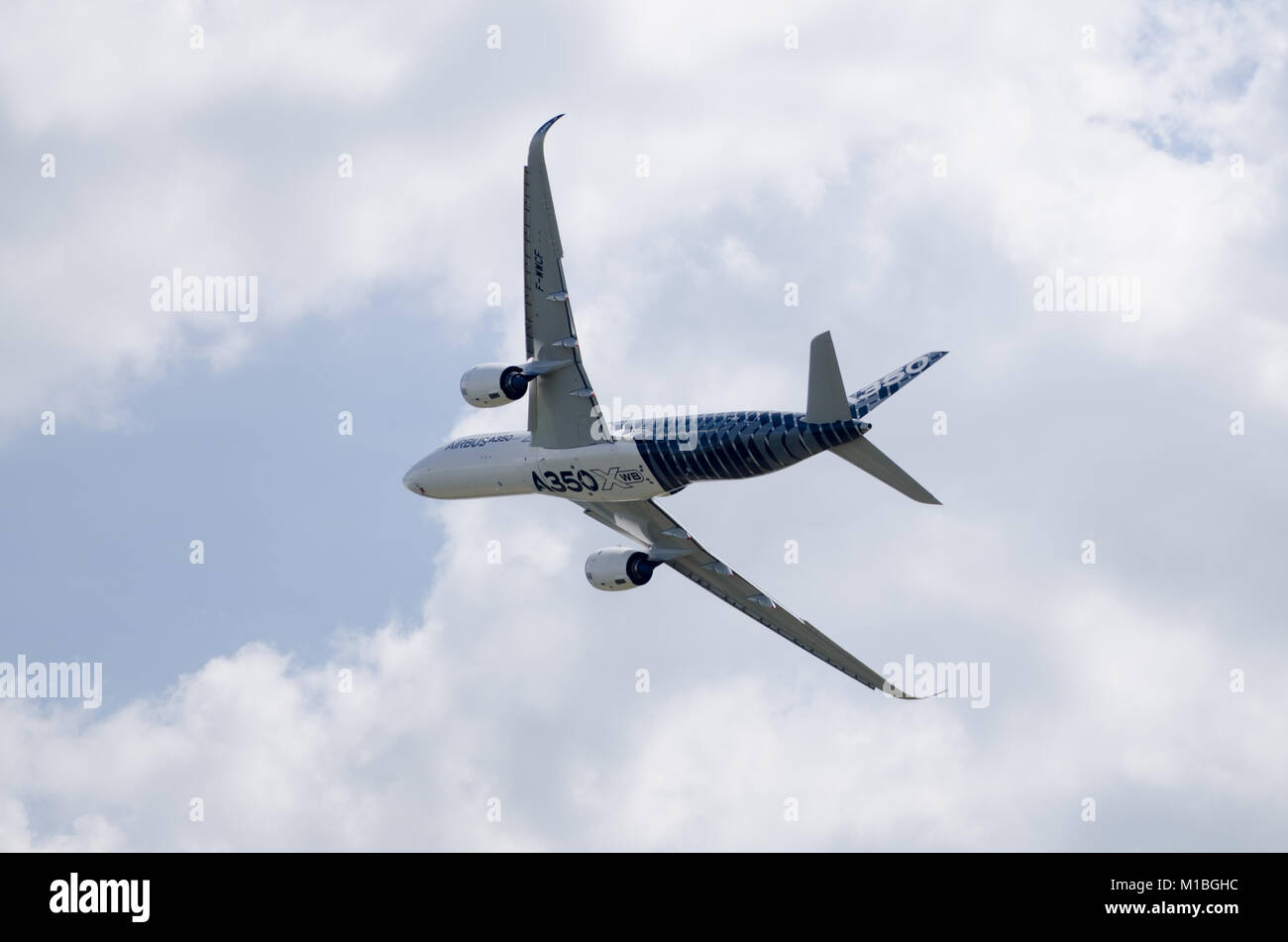 Schönefeld di Berlino, Germania, Giugno 03. 2016.; Airbus A350 - XWB 900 durante la Ila di Berlino Schönefeld Foto Stock