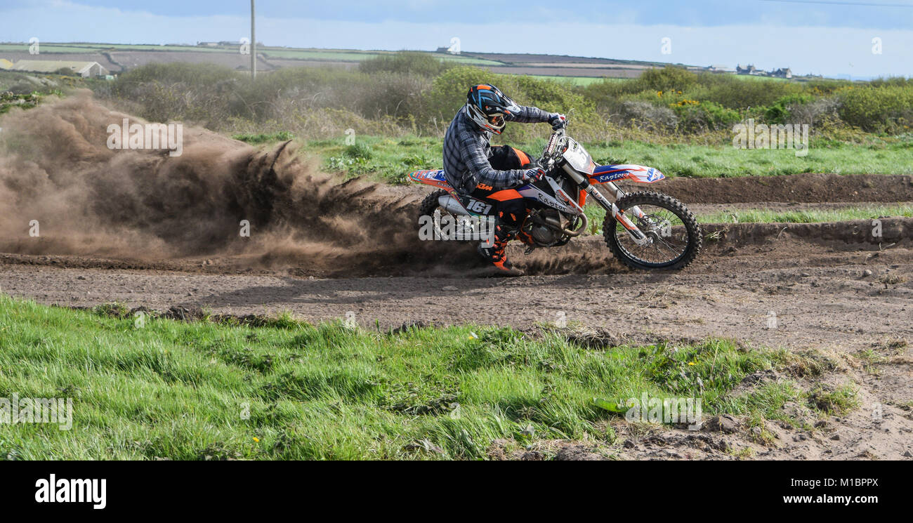 Aidan Williams Sennen motocross KTM Foto Stock