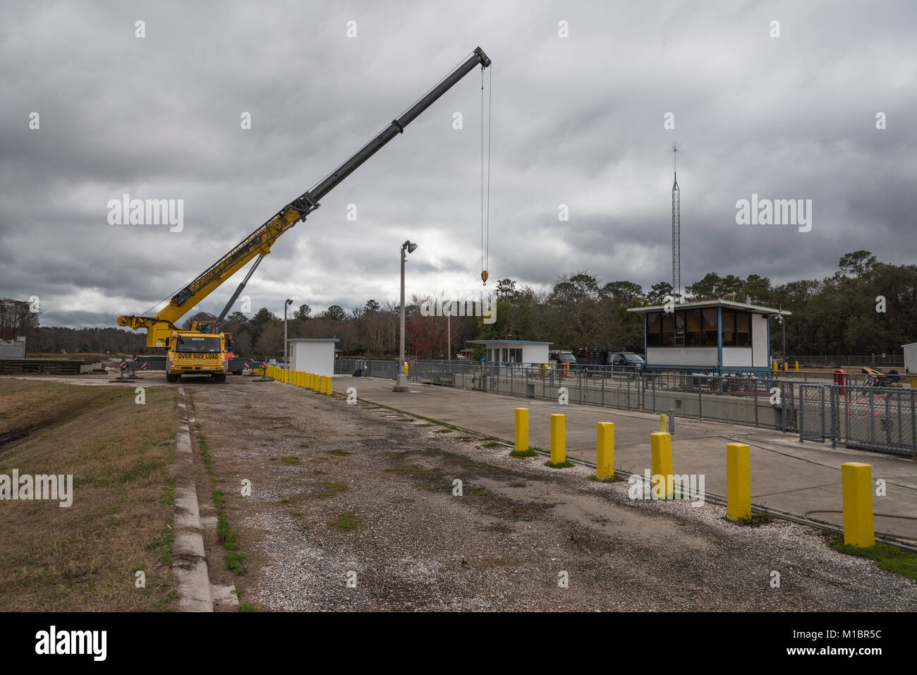 Moss bluff e di bloccaggio di diga in Marion County, Florida USA Foto Stock