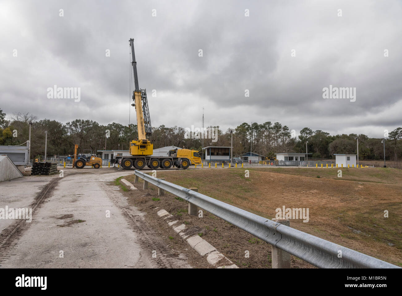 Moss bluff e di bloccaggio di diga in Marion County, Florida USA Foto Stock