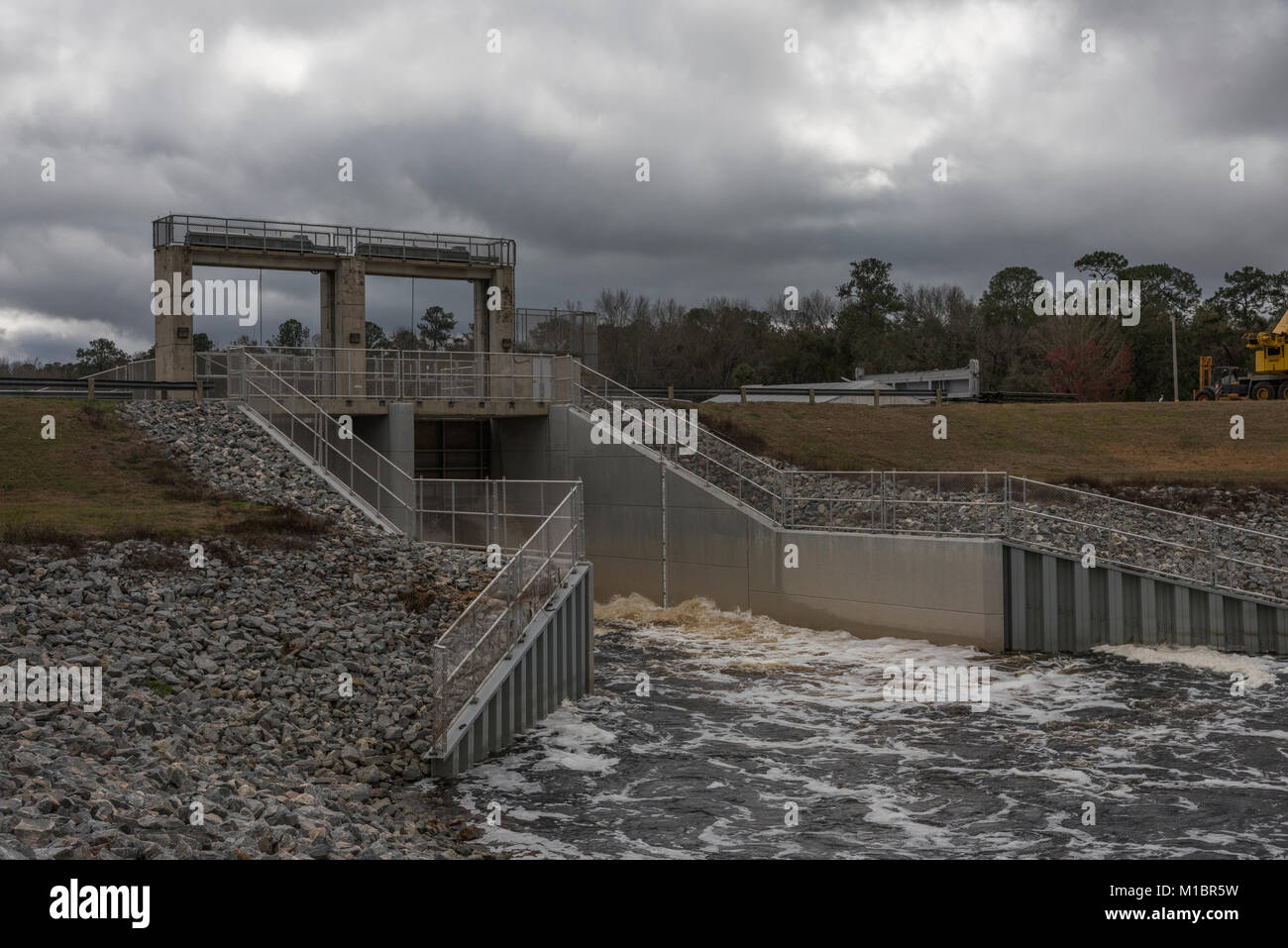 Moss bluff e di bloccaggio di diga in Marion County, Florida USA Foto Stock