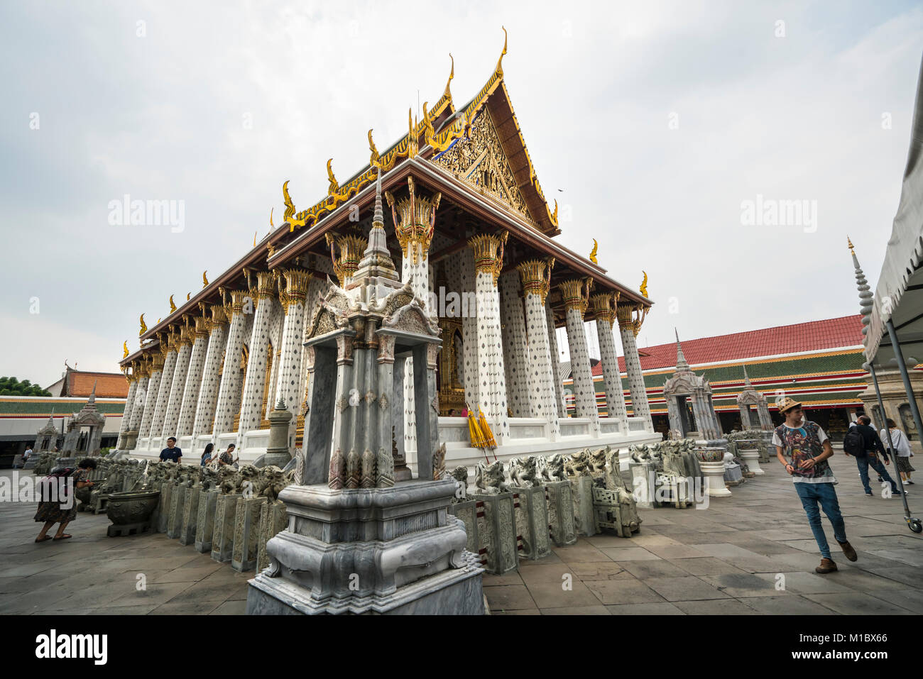 Il Wat Arun tempio a Bangkok Foto Stock