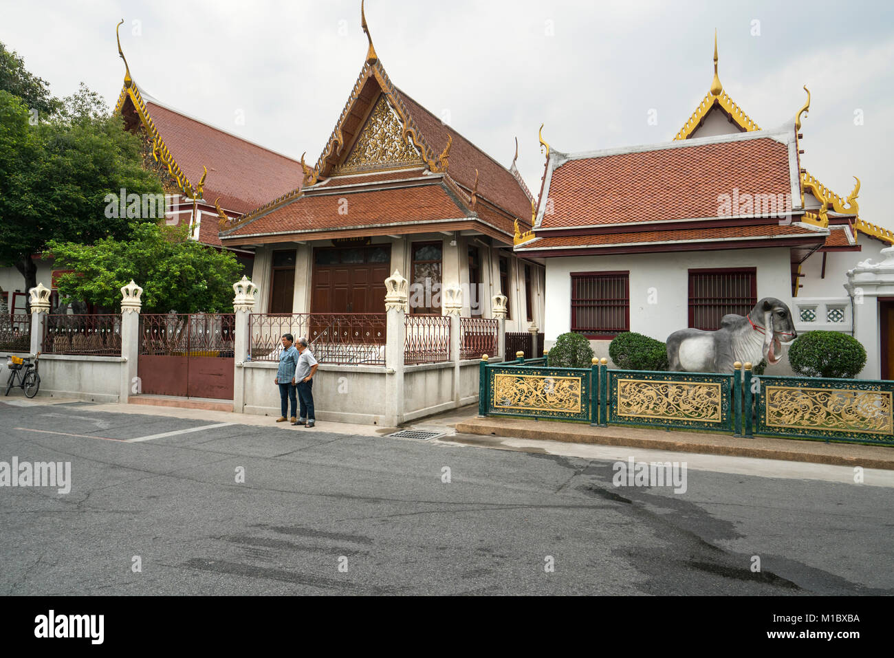 Case tradizionali a Bangkok Foto Stock