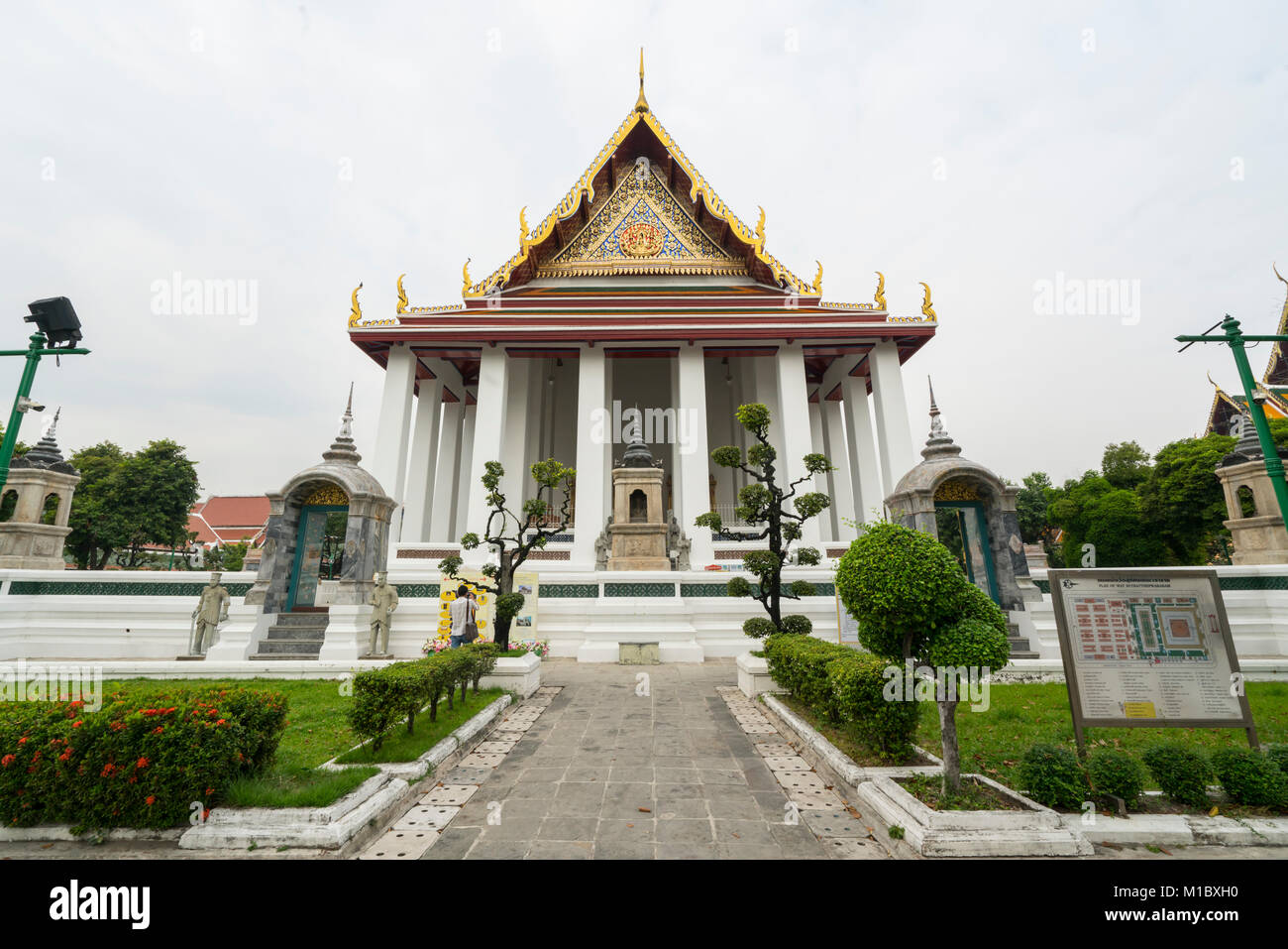 Bangkok - Wat Suthat tempio Foto Stock
