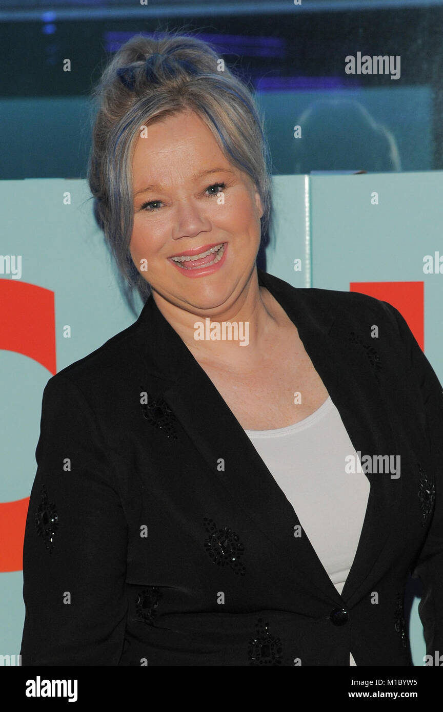 New York, Stati Uniti. 28 gen, 2018. Caroline Rhea assiste la Columbia Pictures e Sony Pictures Animation presente la New York Influencer Screening di Peter Coniglio a Regal Cinema Battery Park Credit: Lev Radin/Pacific Press/Alamy Live News Foto Stock