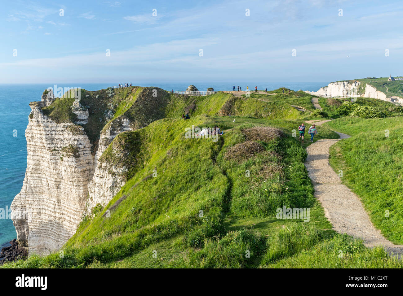 Étretat, dipartimento Seine-Maritime, Normandie, in Francia, in Europa. Foto Stock