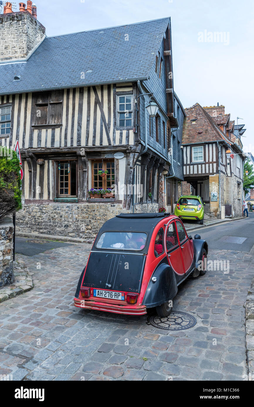 Honfleur, Calvados, Normandia, Francia, Europa. Foto Stock