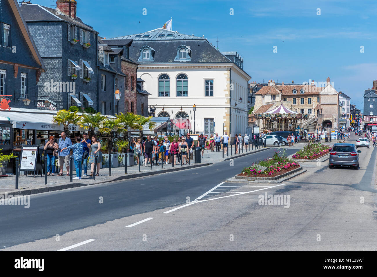 Honfleur, Calvados, Normandia, Francia, Europa. Foto Stock