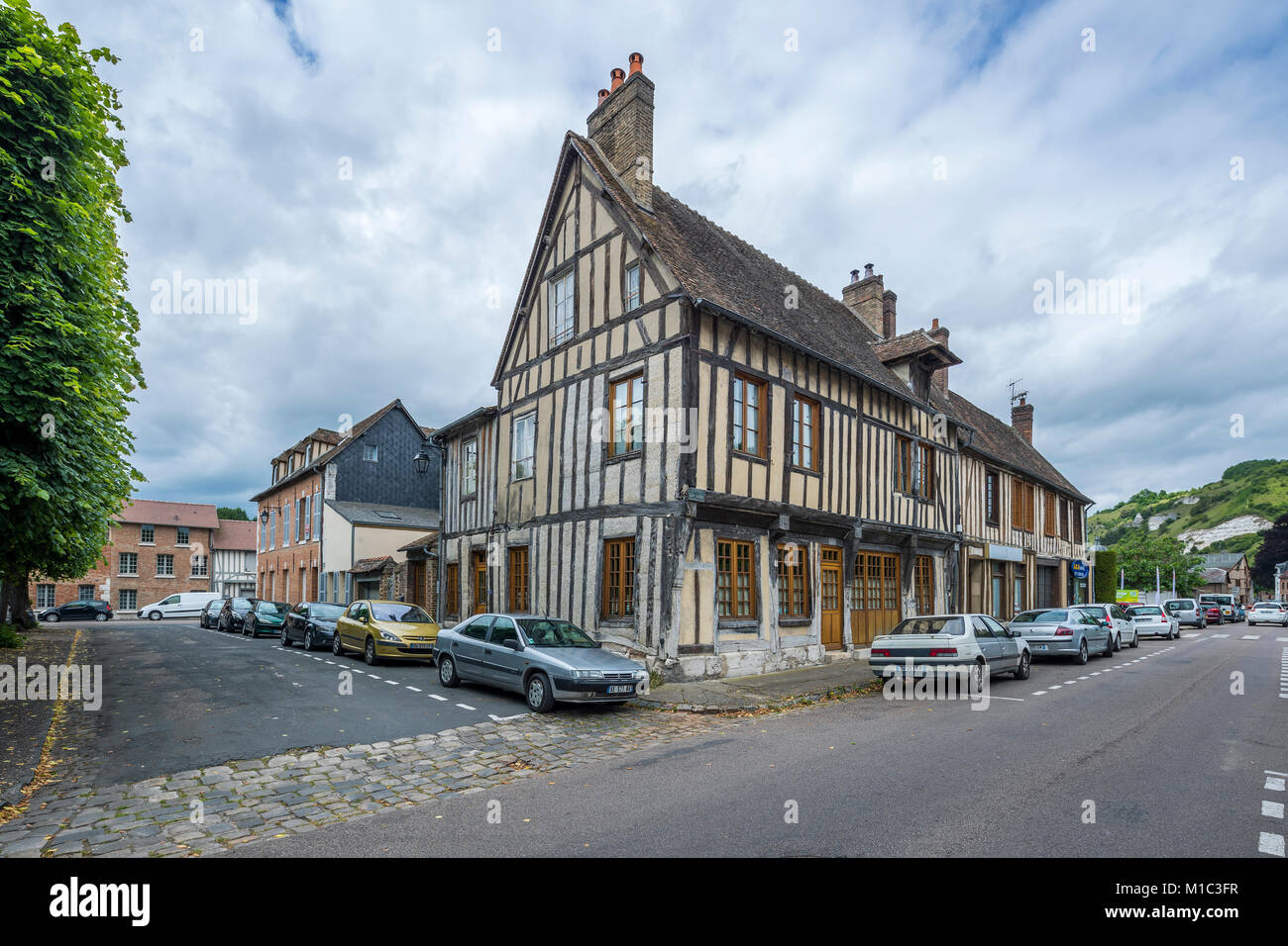 Les Andelys, Eure, in Normandia, Francia, Europa Foto Stock