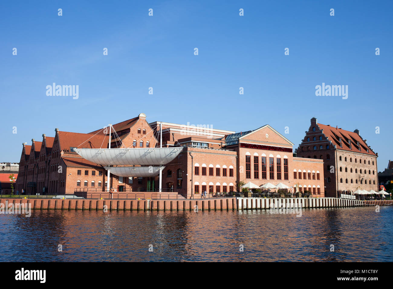 Baltico polacco F.Chopin Philharmonic nella città di Gdansk, Pomerania, Polonia, Europa Foto Stock