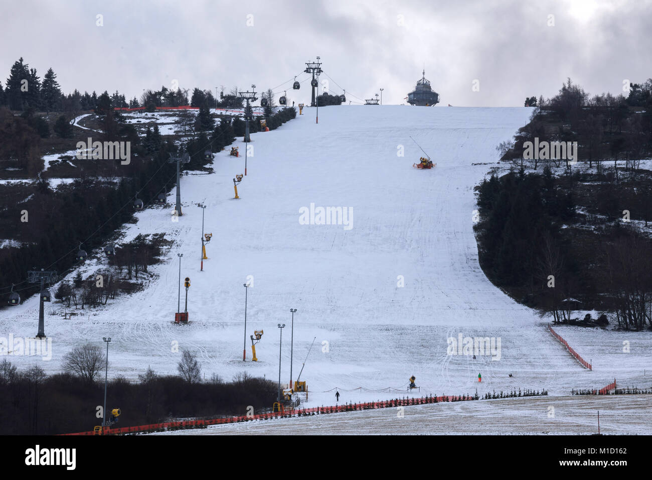 Ettelsberg montagna sciistica willingen Germania Foto Stock