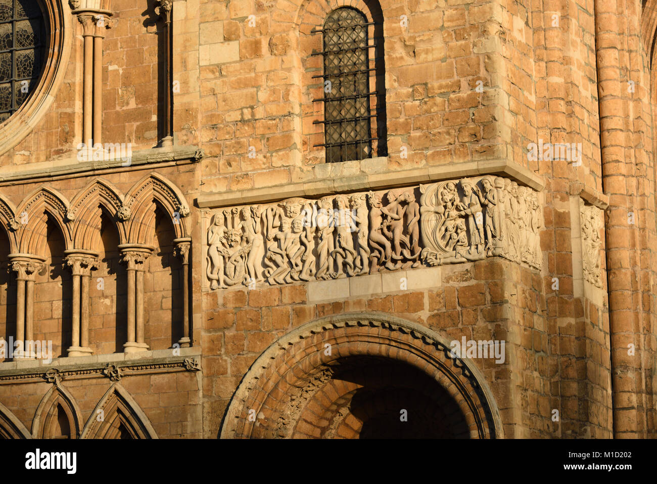 Cattedrale di Lincoln Lincolnshire, Regno Unito. Foto Stock