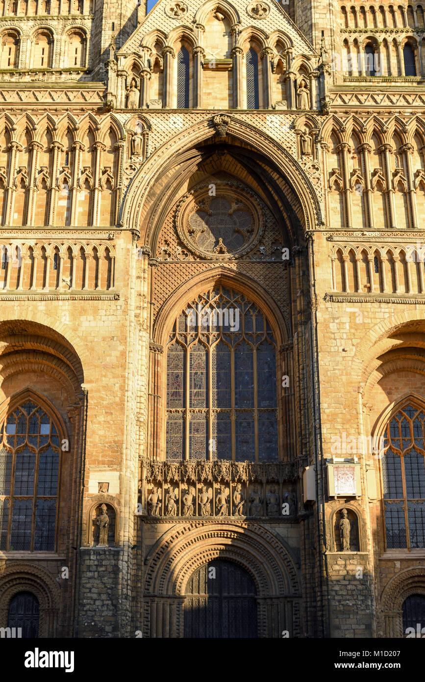 Cattedrale di Lincoln Lincolnshire, Regno Unito. Foto Stock