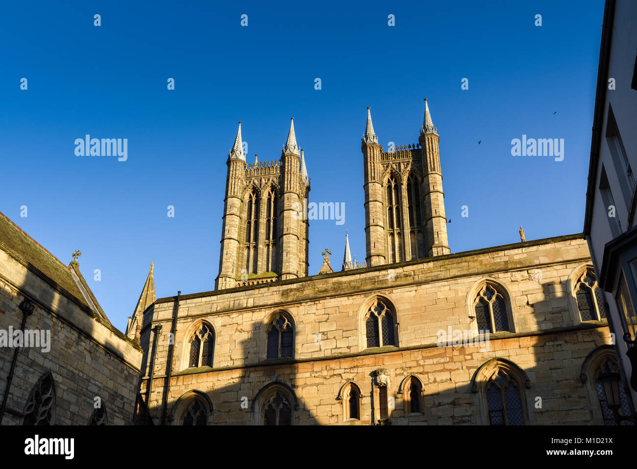 Cattedrale di Lincoln Lincolnshire, Regno Unito. Foto Stock