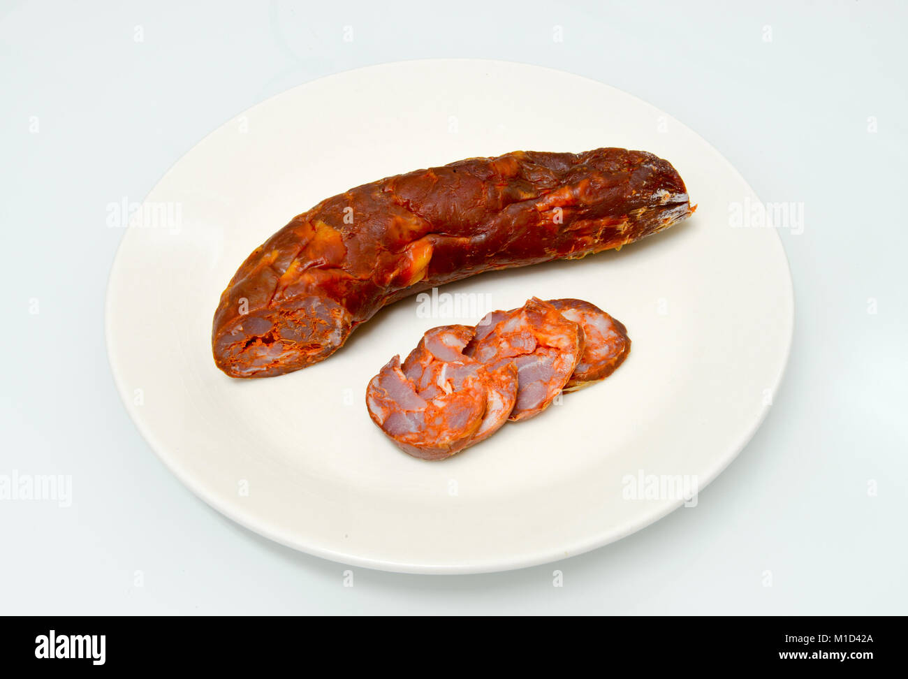 La salsiccia, il chorizo, Portogallo, Wurst, il Chorizo Foto Stock