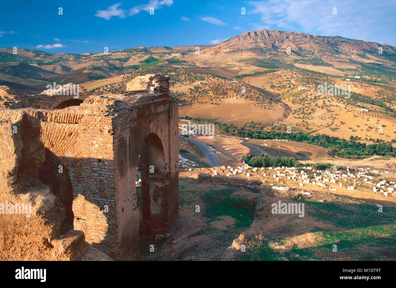 Tombe Marinid,Fez,Marocco Foto Stock