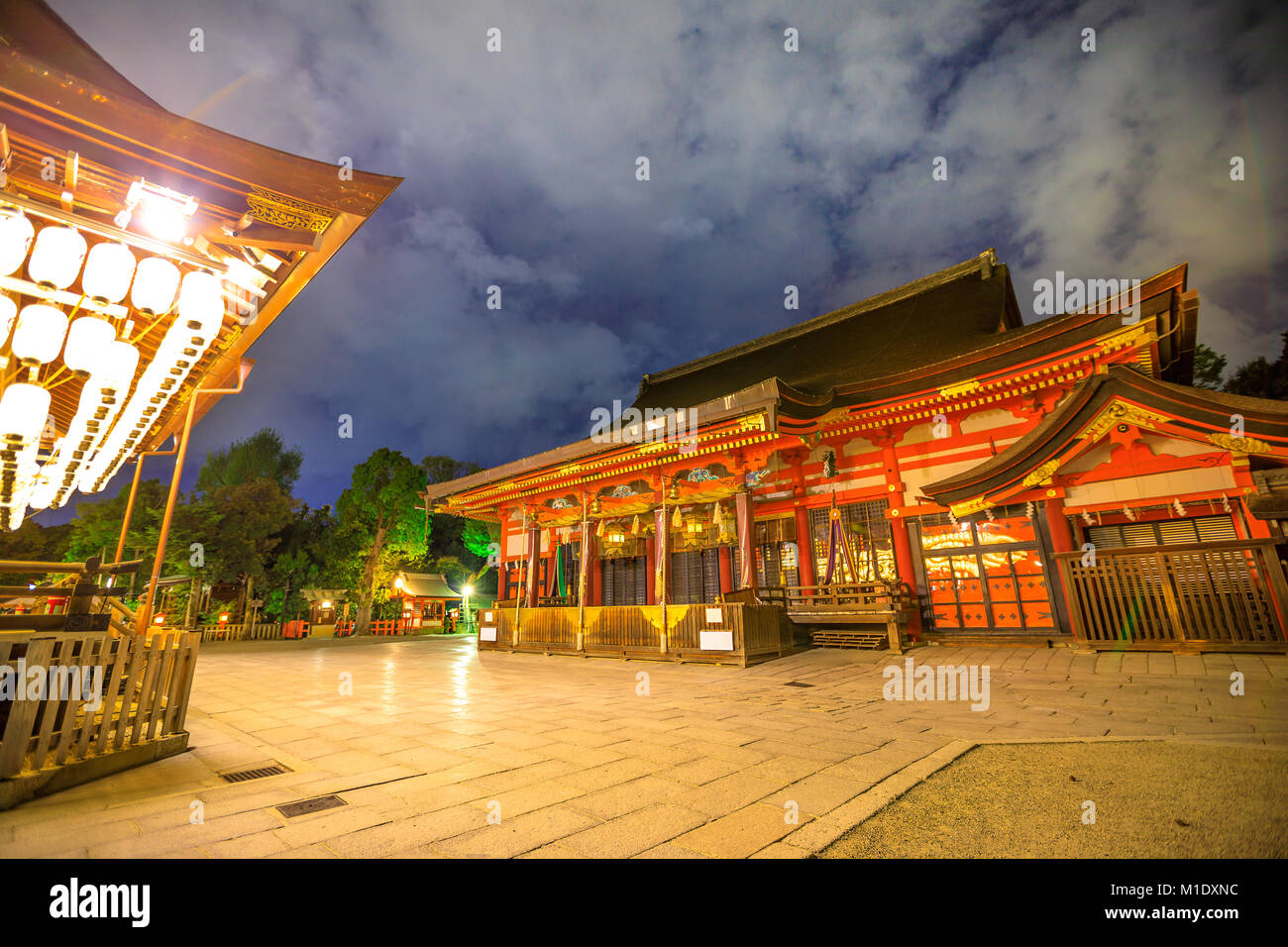 Yasaka-Jinja di notte Foto Stock