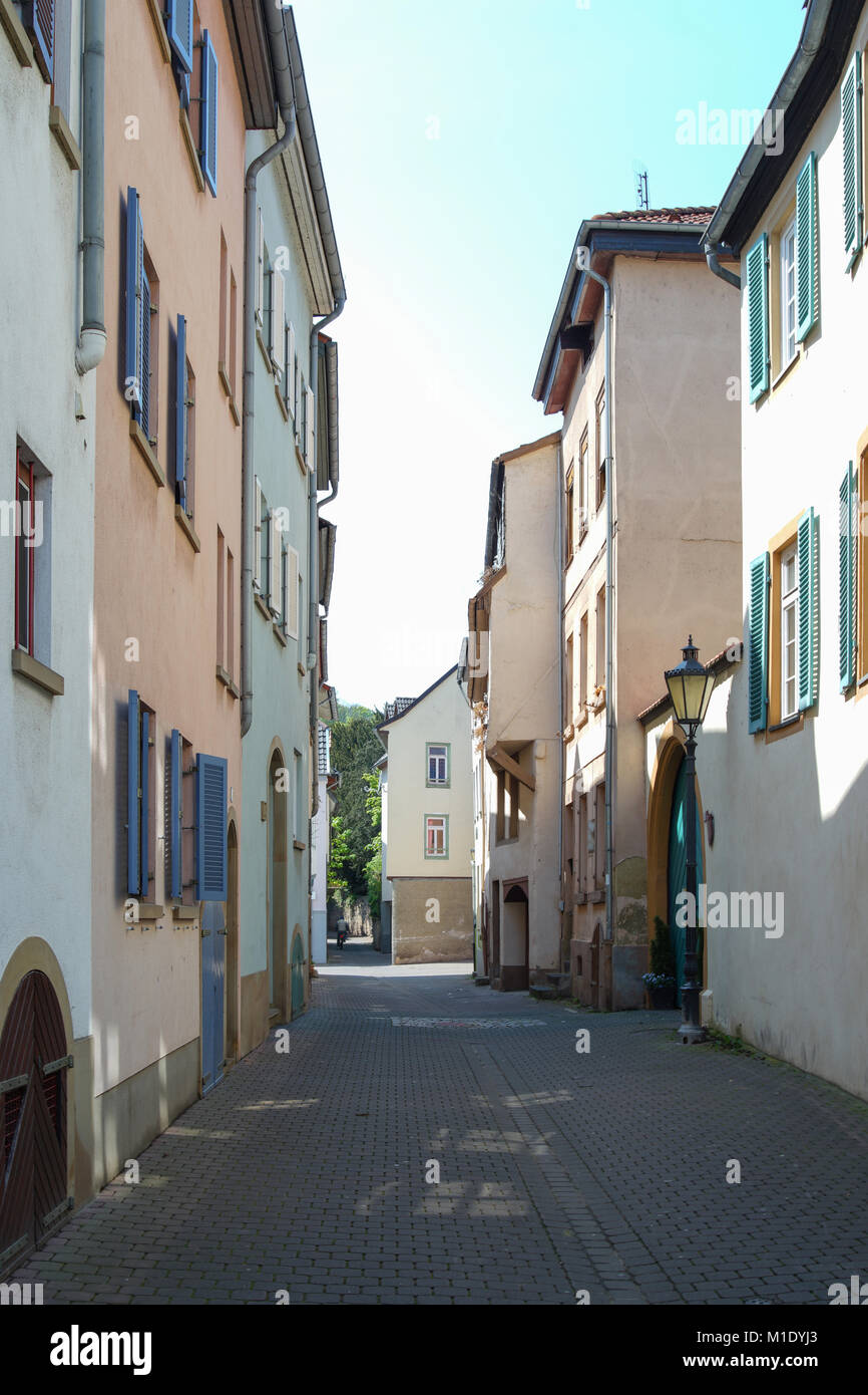 Città vecchia di Bad Kreuznach Città Altstadt. Renania-palatinato, Germania Foto Stock