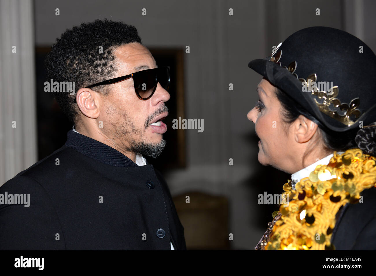 Gennaio 25th, 2018 - Parigi celebrità partecipare a "il premio Best Gala quarantesima edizione" al Four Seasons Hotel George V durante la settimana della moda di Parigi 201 Foto Stock