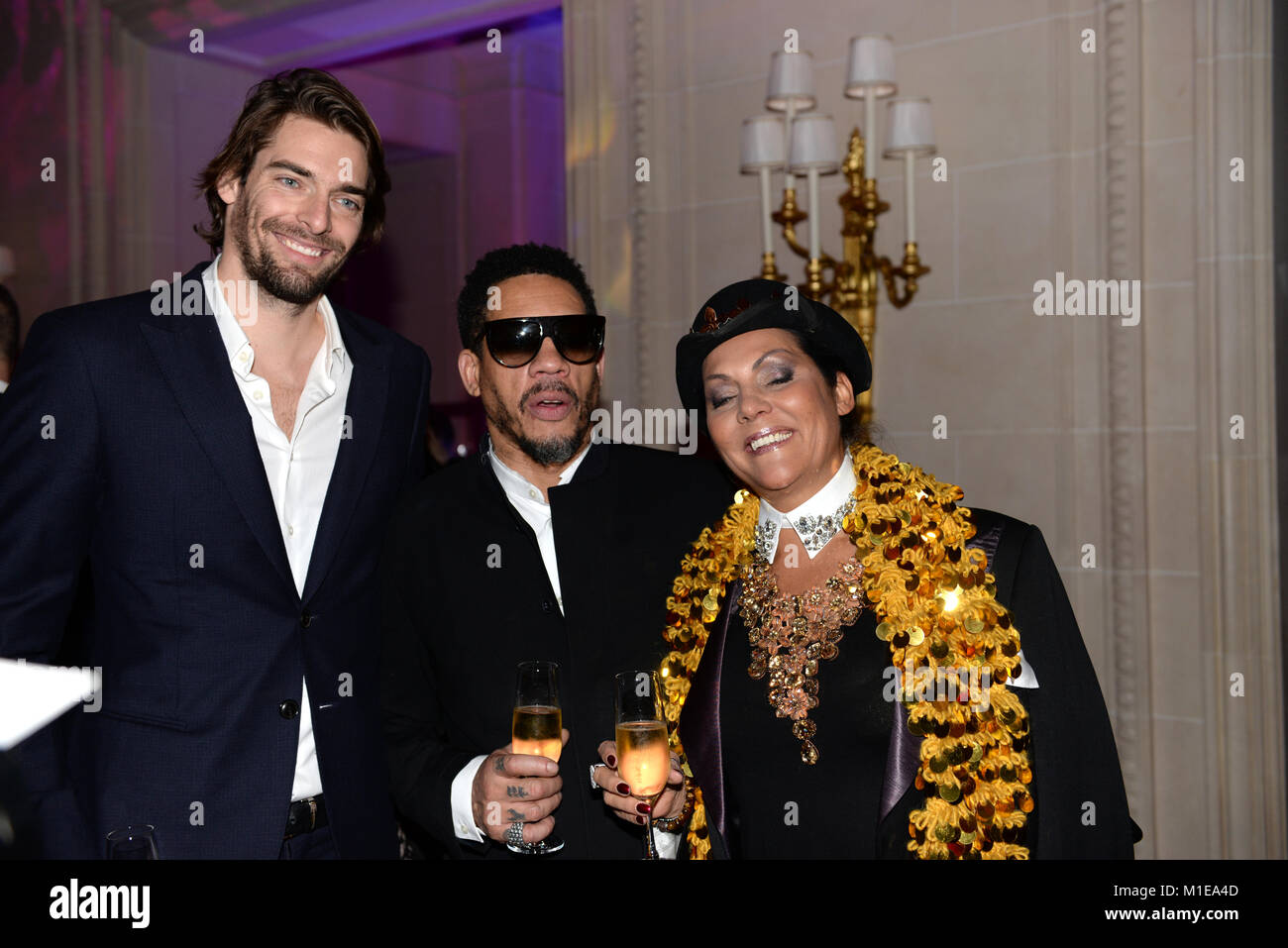 Gennaio 25th, 2018 - Parigi celebrità partecipare a "il premio Best Gala quarantesima edizione" al Four Seasons Hotel George V durante la settimana della moda di Parigi 201 Foto Stock