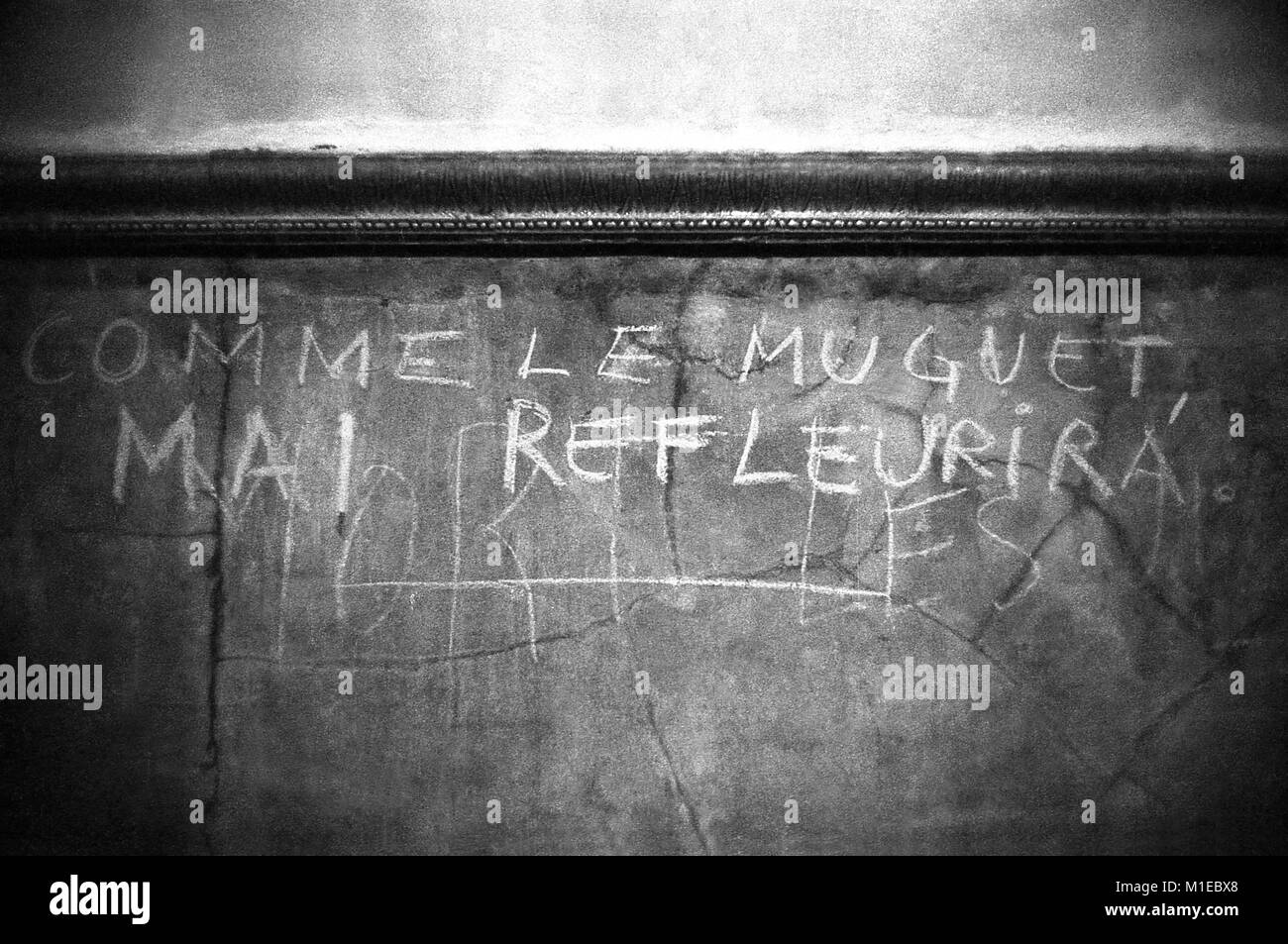Philippe Gras / Le Pictorium - Eventi di maggio 1968 in Francia. - 1968 - Francia / Ile-de-France (Regione) / Parigi - Eventi del 1968 in Francia. - "Essere giovani e shut up!", "è solo l'inizio della lotta!', 'raffica di entusiasmo per una lunga guerra!' : che alcuni esempi di solgans e rivendicazioni fatte da parte della classe operaia e gli studenti. Foto Stock